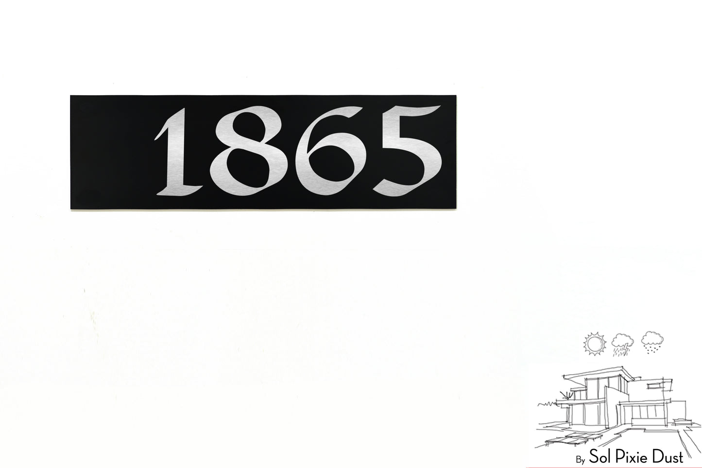 Aluminum (ACP) Engraved Address Plaque