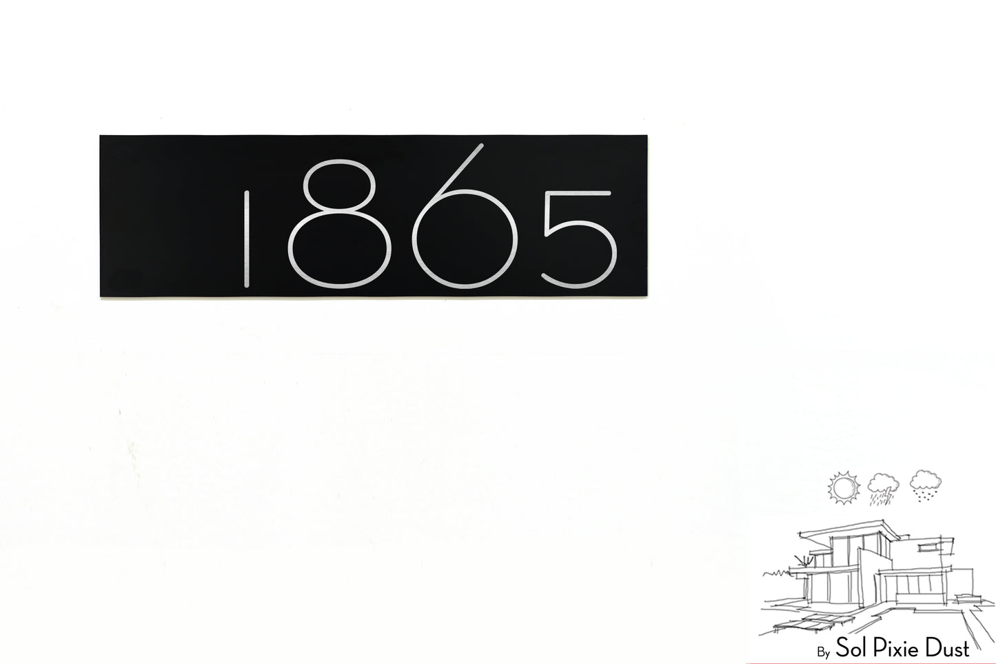 Aluminum (ACP) Engraved Address Plaque