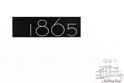 Aluminum (ACP) Engraved Address Plaque
