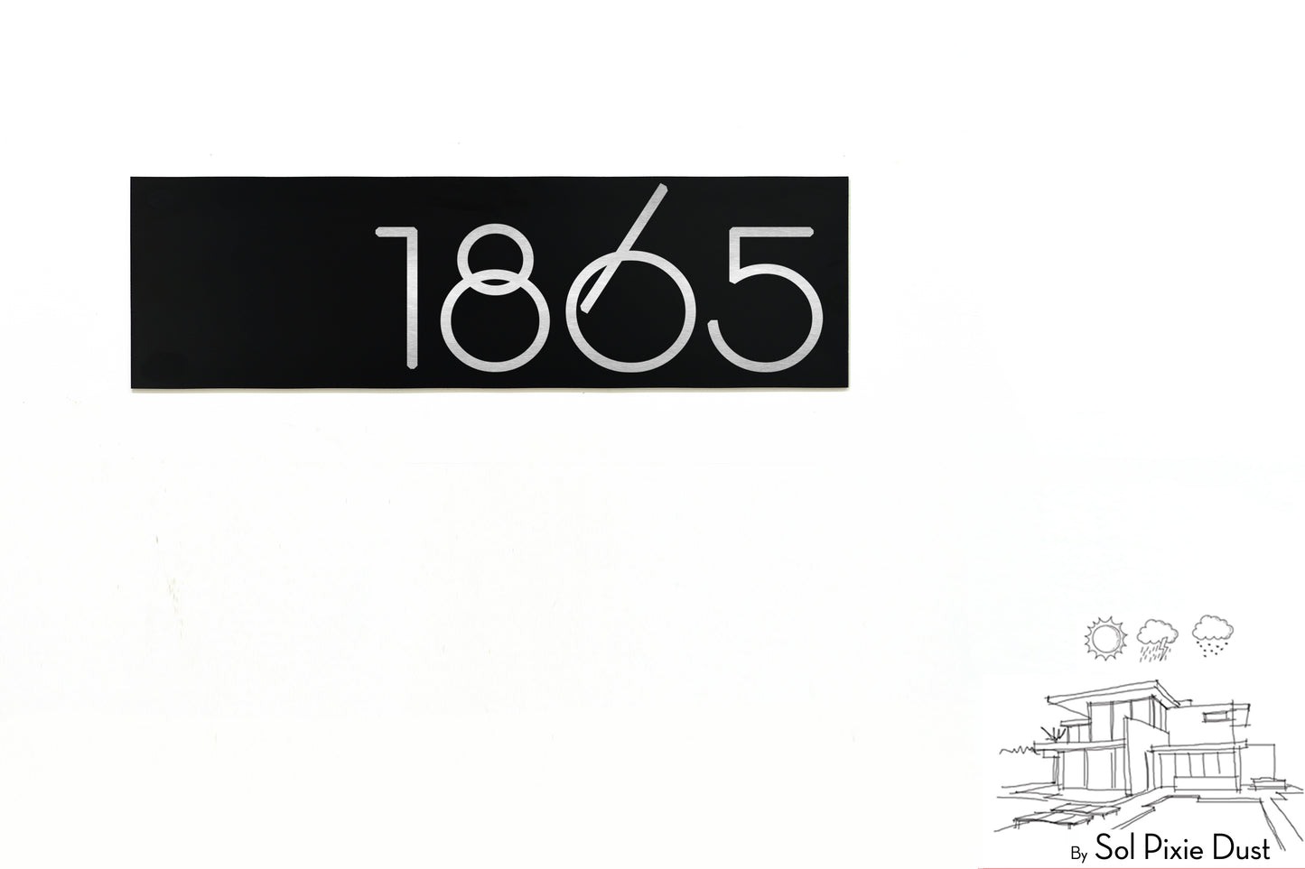 Aluminum (ACP) Engraved Address Plaque