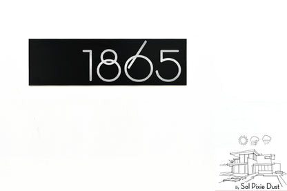 Aluminum (ACP) Engraved Address Plaque