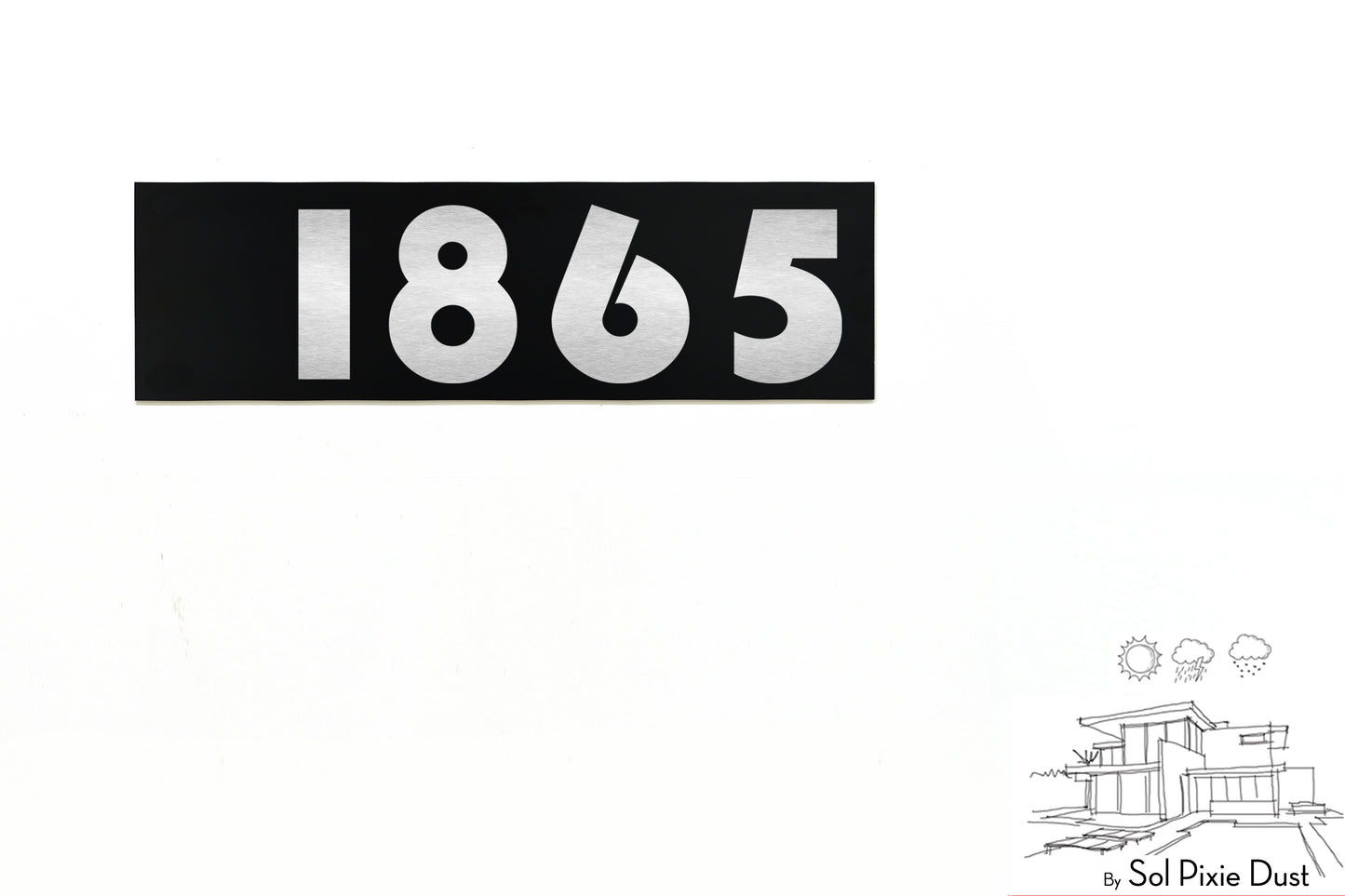 Aluminum (ACP) Engraved Address Plaque