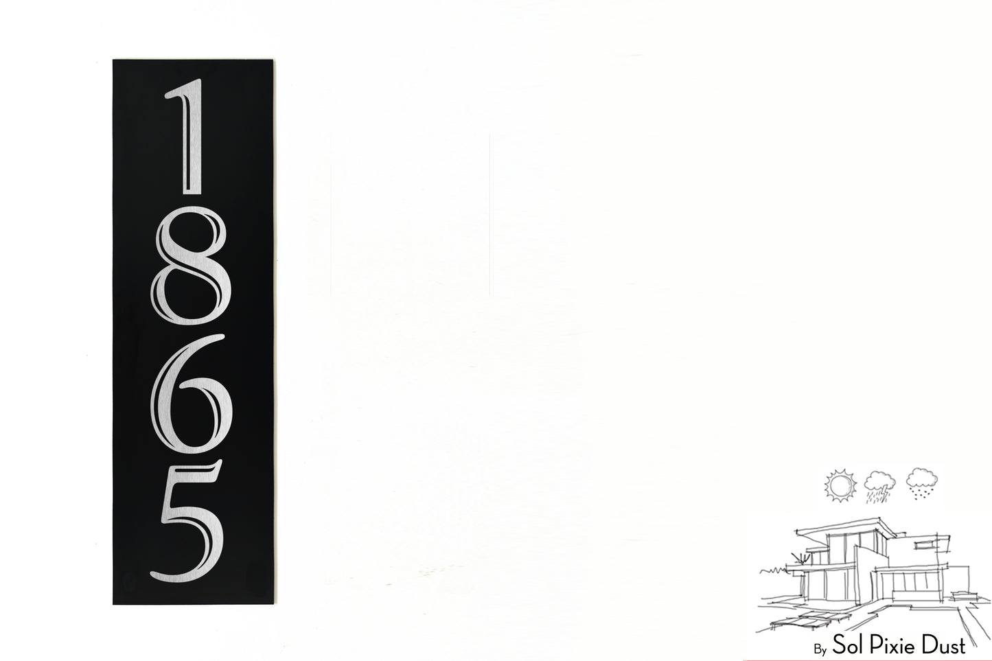 Aluminum (ACP) Engraved Address Plaque