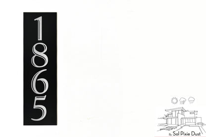 Aluminum (ACP) Engraved Address Plaque