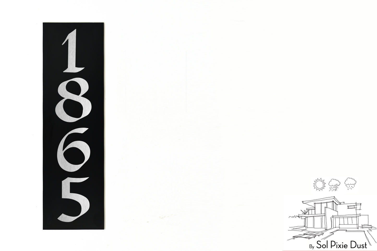 Aluminum (ACP) Engraved Address Plaque