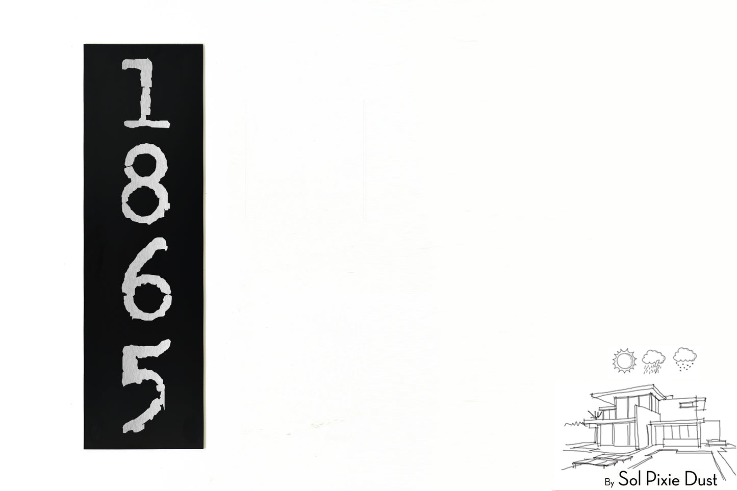 Aluminum (ACP) Engraved Address Plaque
