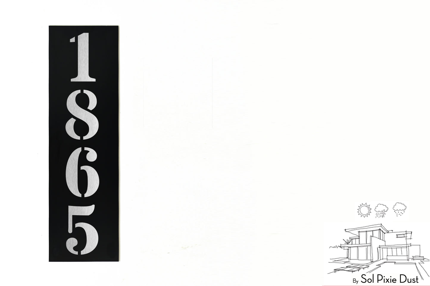 Aluminum (ACP) Engraved Address Plaque