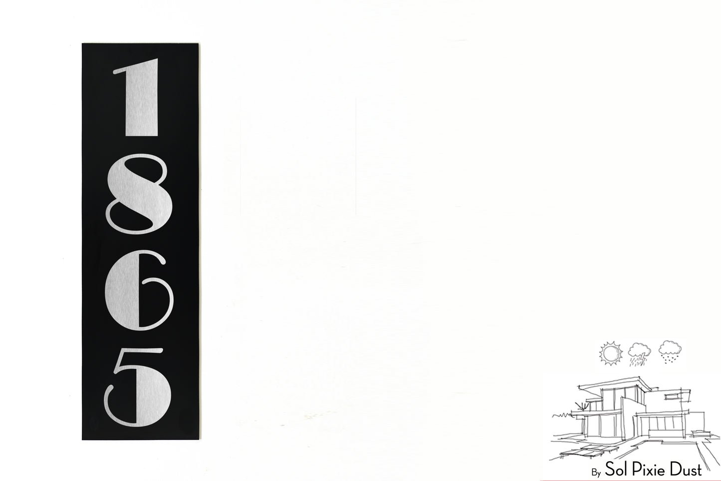 Aluminum (ACP) Engraved Address Plaque