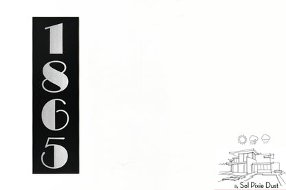Aluminum (ACP) Engraved Address Plaque