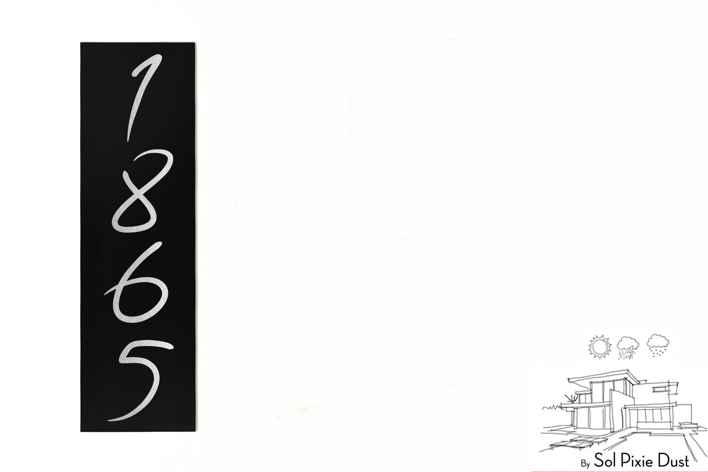 Aluminum (ACP) Engraved Address Plaque