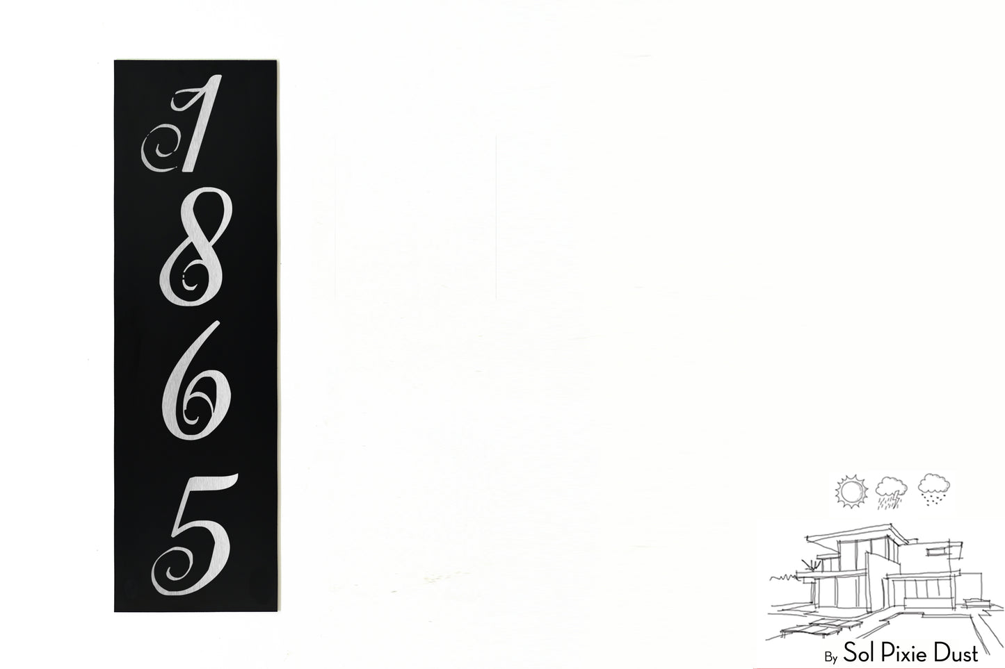Aluminum (ACP) Engraved Address Plaque