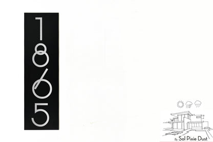 Aluminum (ACP) Engraved Address Plaque