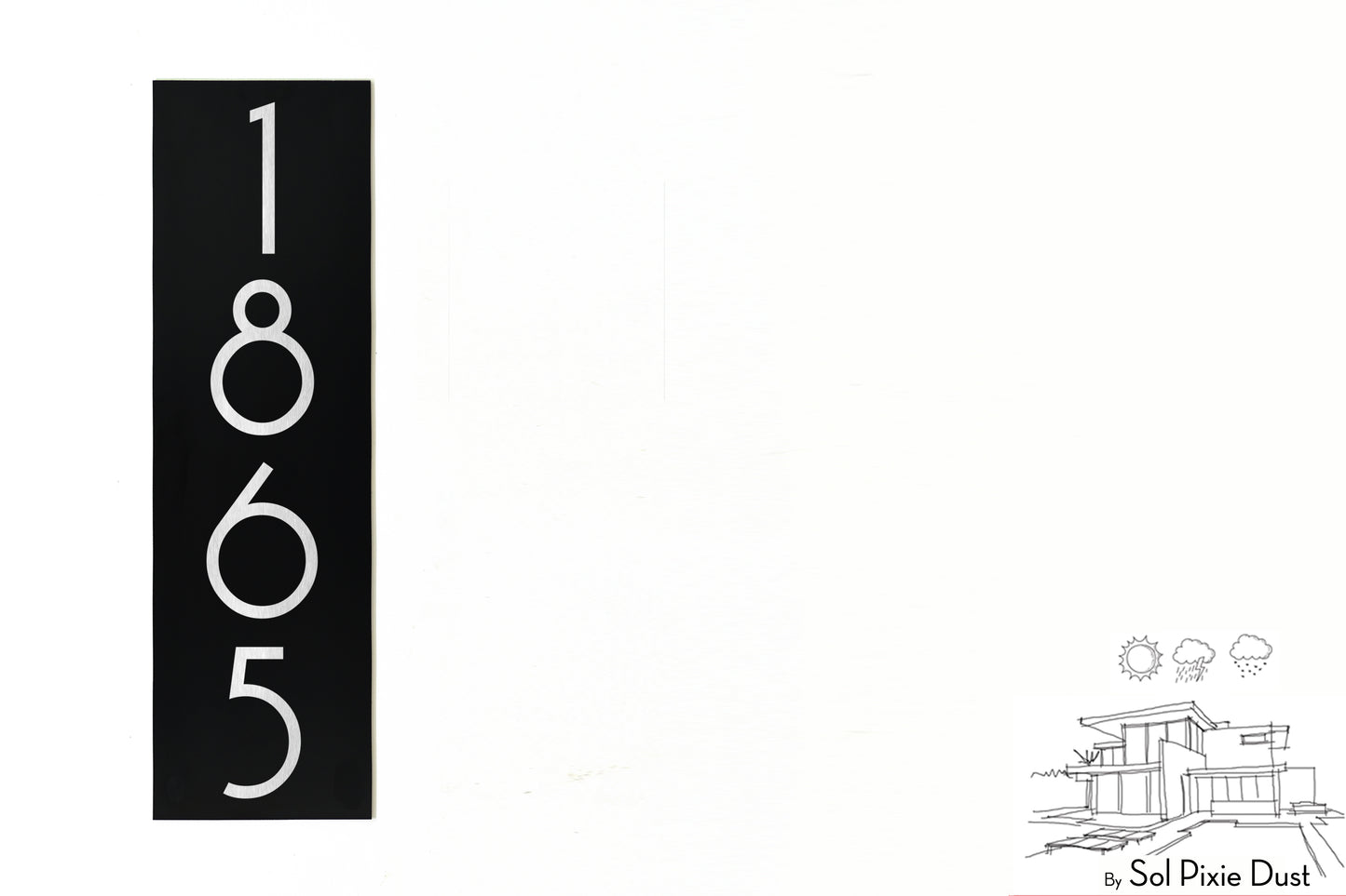 Aluminum (ACP) Engraved Address Plaque