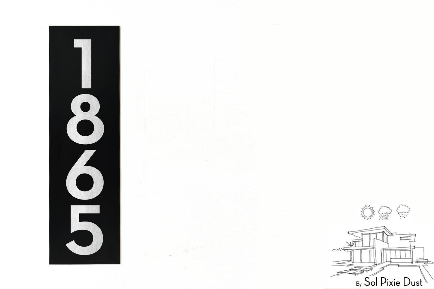 Aluminum (ACP) Engraved Address Plaque
