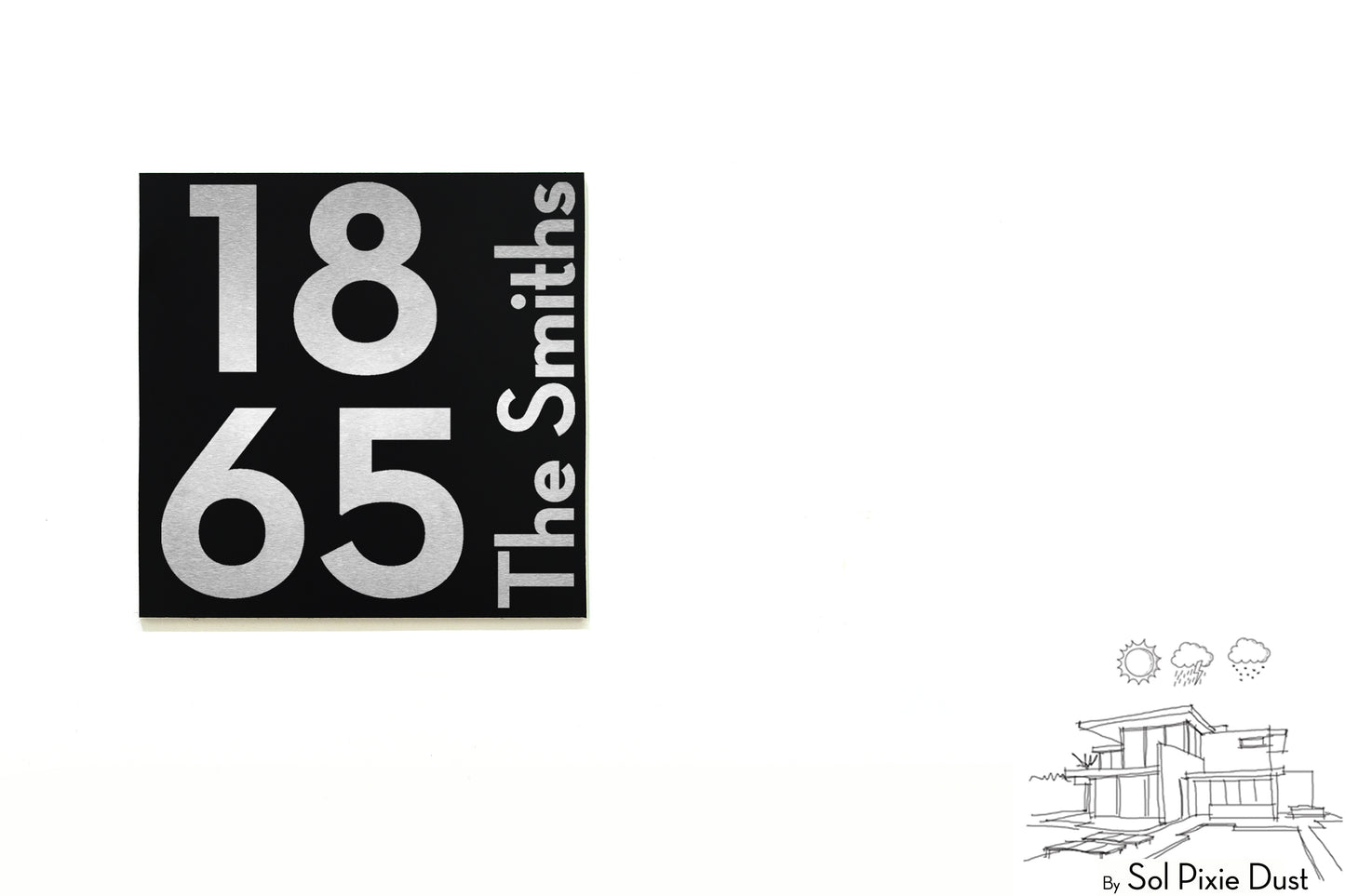 Aluminum (ACP) Engraved Address Plaque
