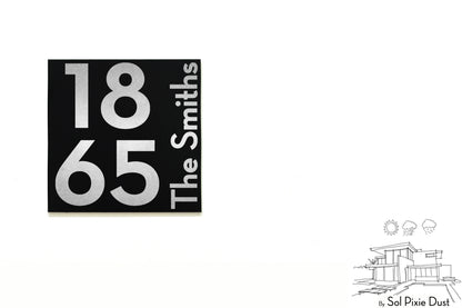 Aluminum (ACP) Engraved Address Plaque