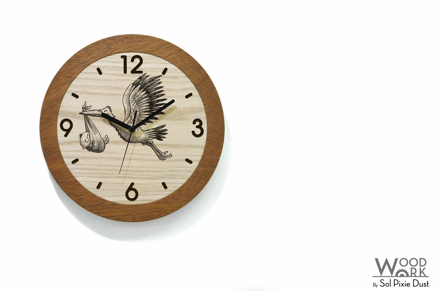 Wooden Round Clocks