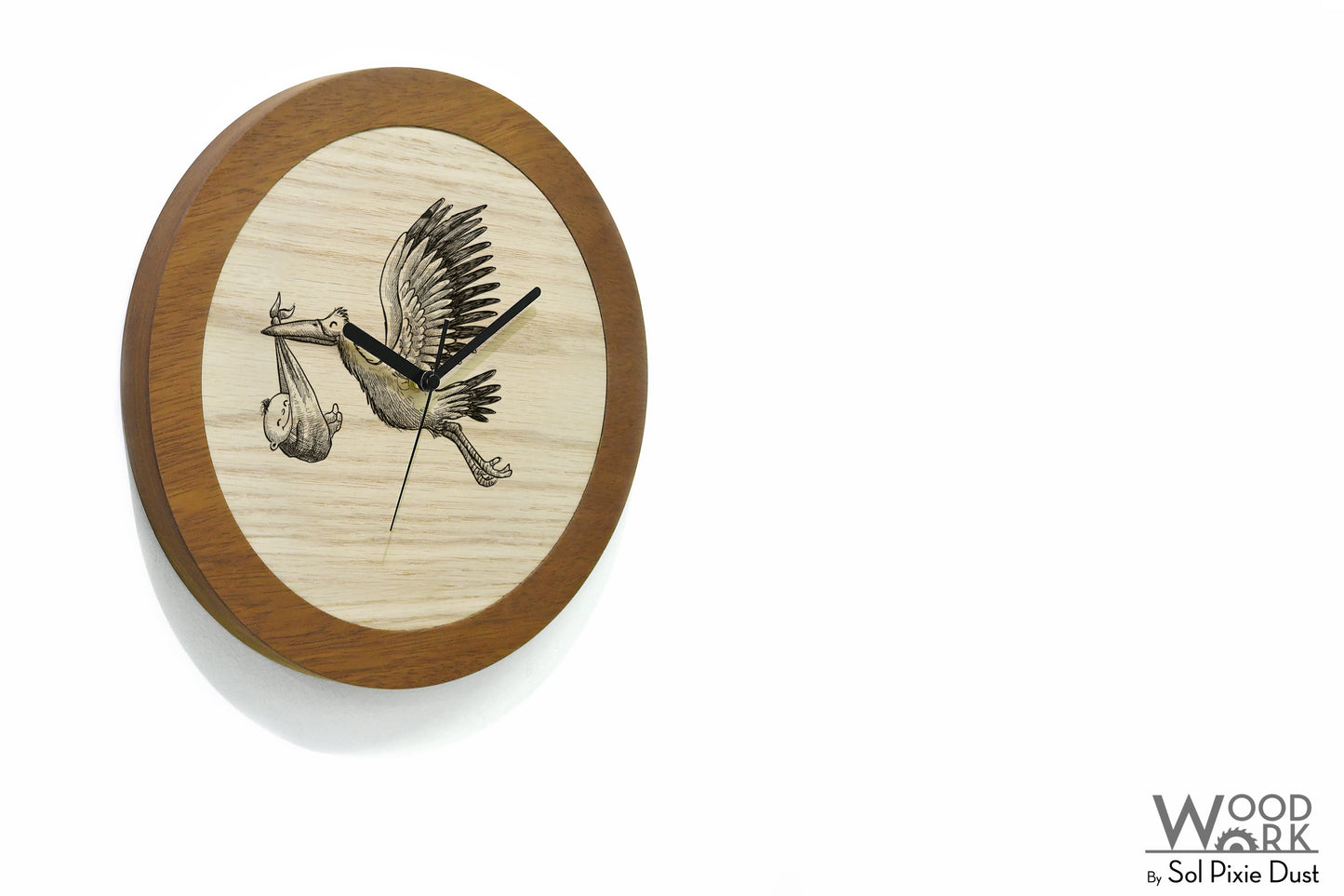 Wooden Round Clocks