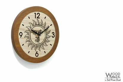 Wooden Round Clocks