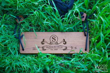Wooden Rope Swing