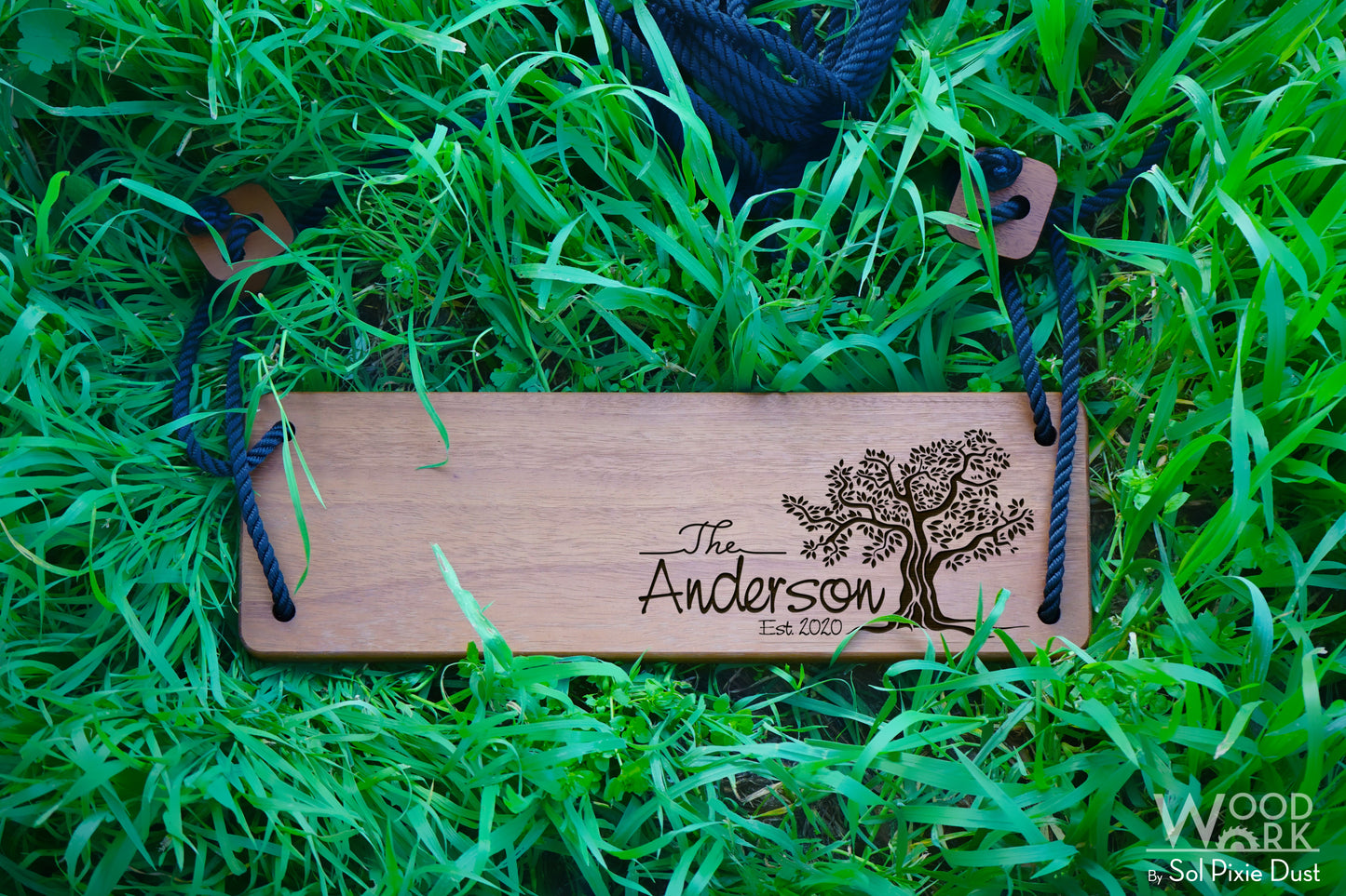 Wooden Rope Swing