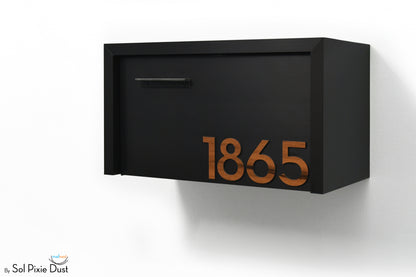 Modern Aluminum Wall Mounted Mailbox Type 3