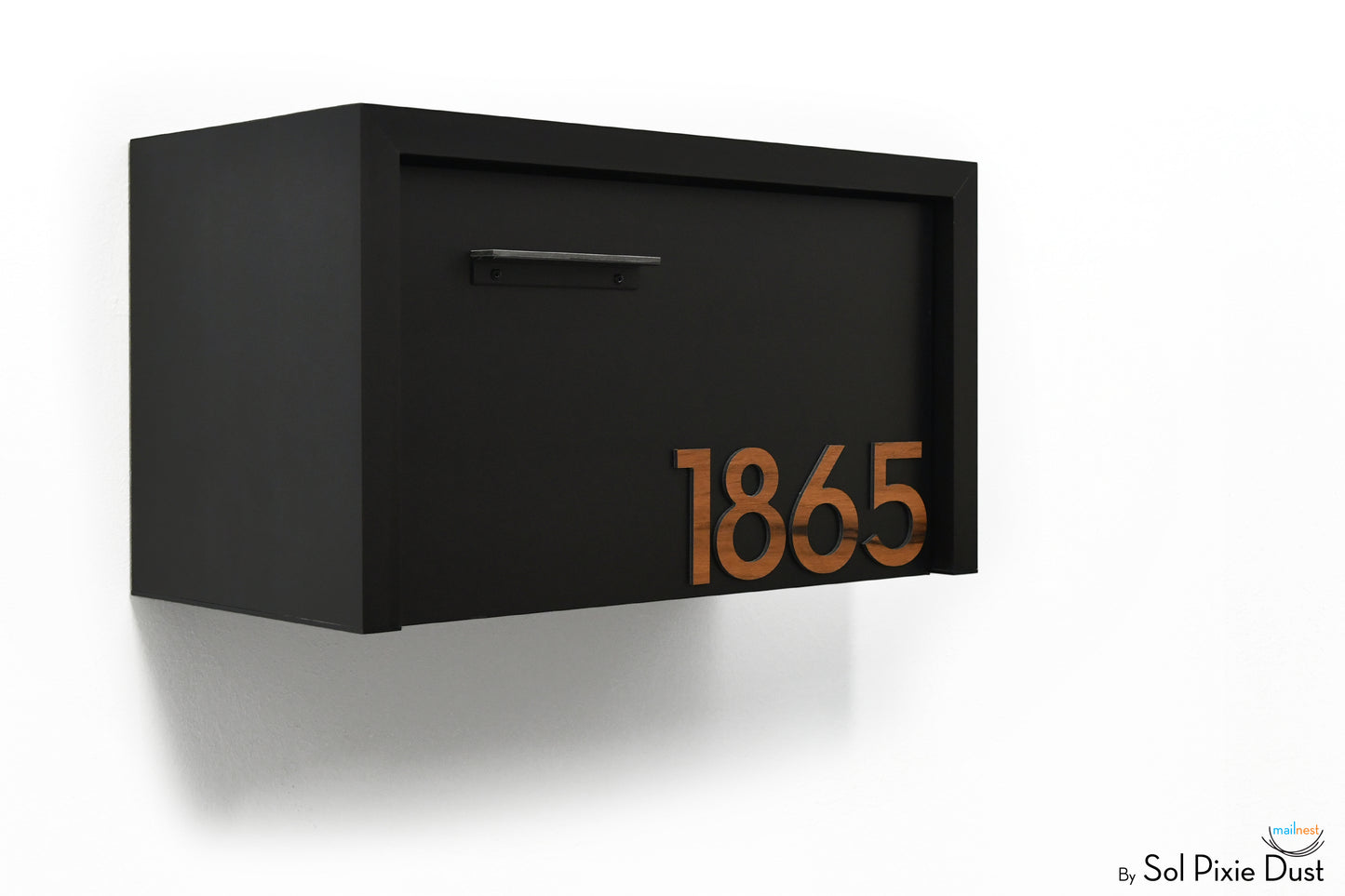 Modern Aluminum Wall Mounted Mailbox Type 3
