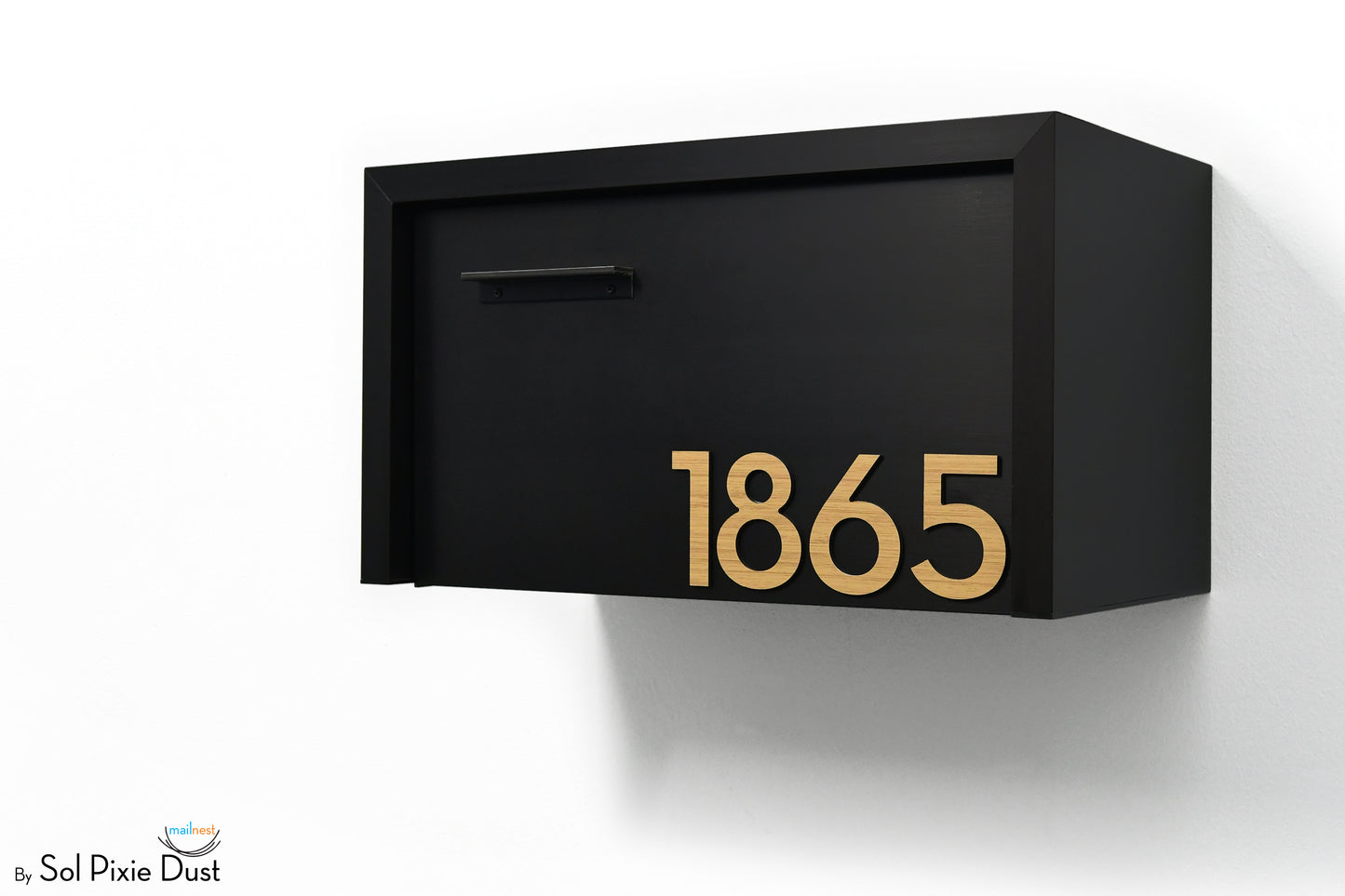 Modern Aluminum Wall Mounted Mailbox Type 3