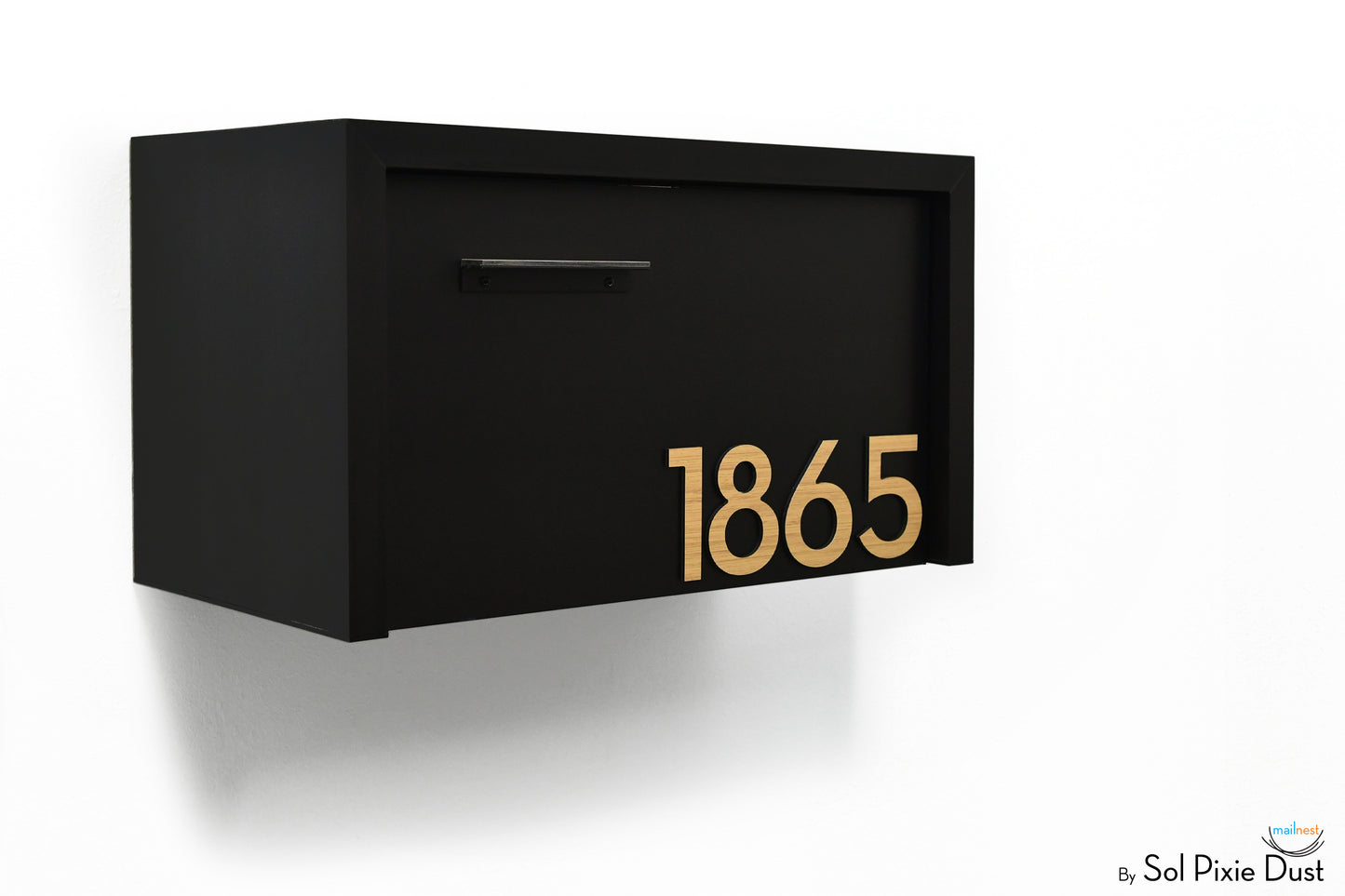 Modern Aluminum Wall Mounted Mailbox Type 3