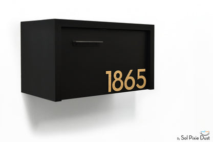 Modern Aluminum Wall Mounted Mailbox Type 3