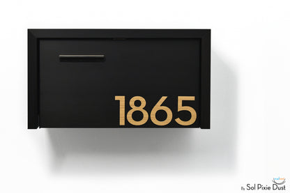 Modern Aluminum Wall Mounted Mailbox Type 3