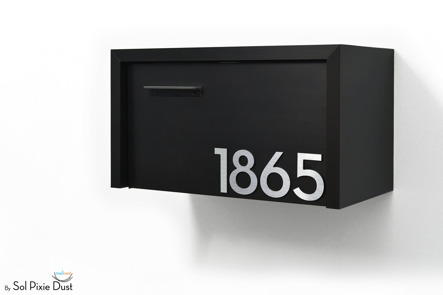 Modern Aluminum Wall Mounted Mailbox Type 3