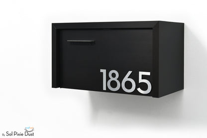 Modern Aluminum Wall Mounted Mailbox Type 3