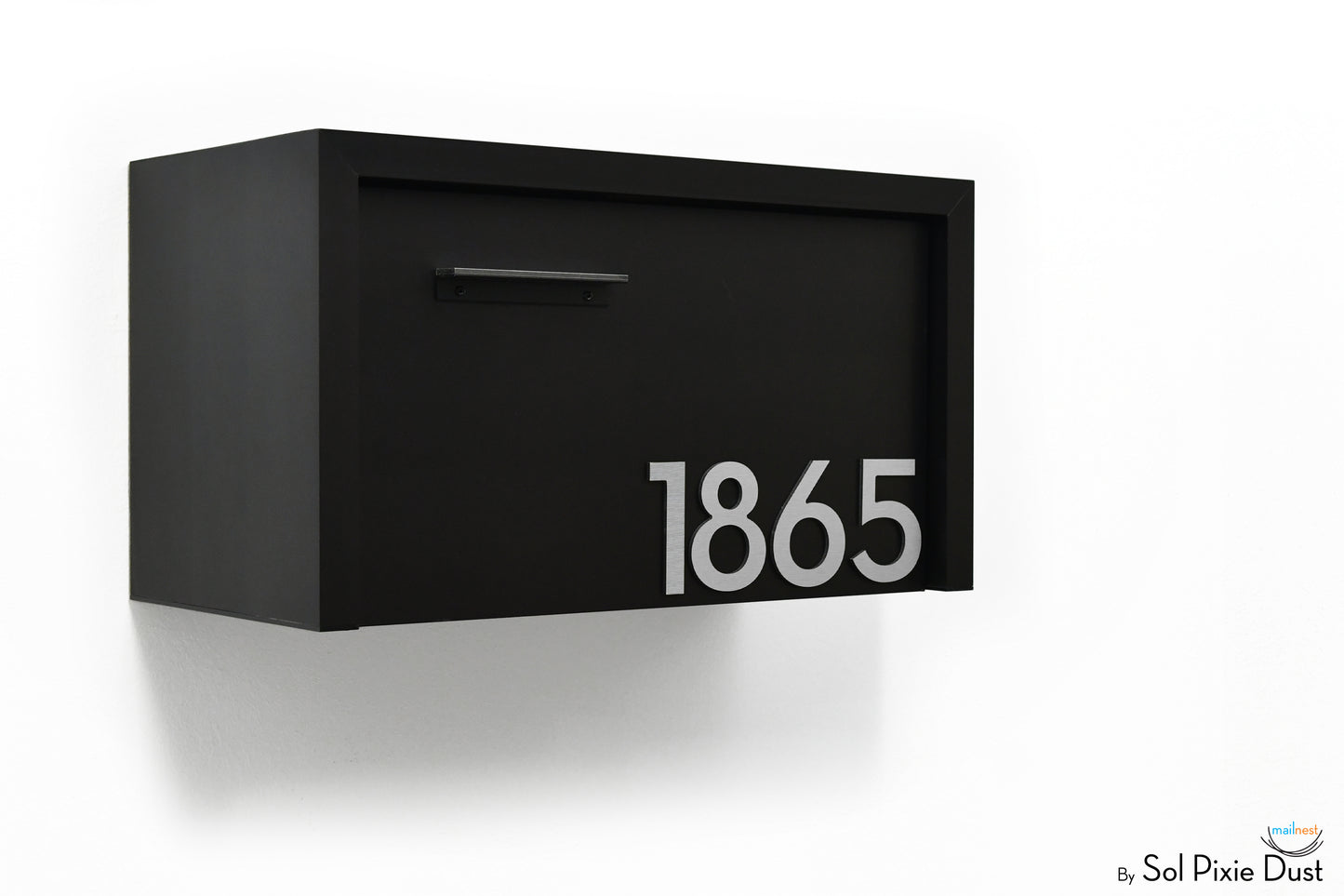 Modern Aluminum Wall Mounted Mailbox Type 3