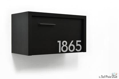 Modern Aluminum Wall Mounted Mailbox Type 3