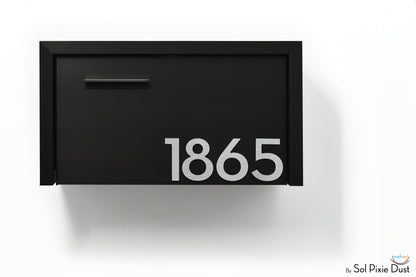 Modern Aluminum Wall Mounted Mailbox Type 3