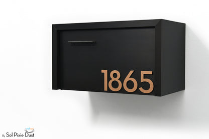 Modern Aluminum Wall Mounted Mailbox Type 3