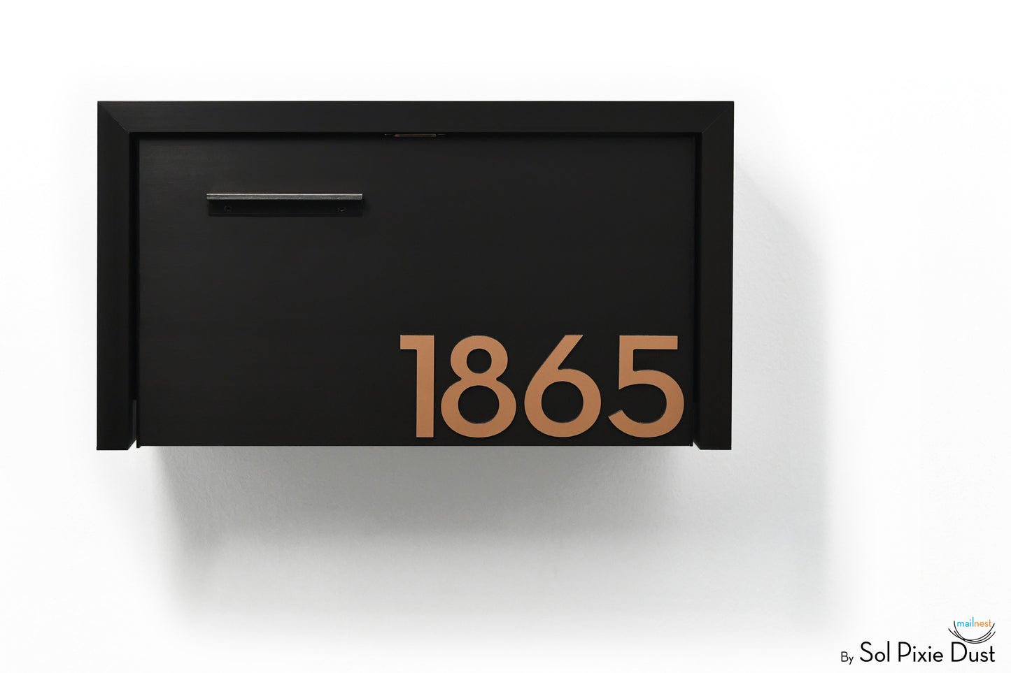 Modern Aluminum Wall Mounted Mailbox Type 3