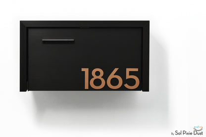 Modern Aluminum Wall Mounted Mailbox Type 3