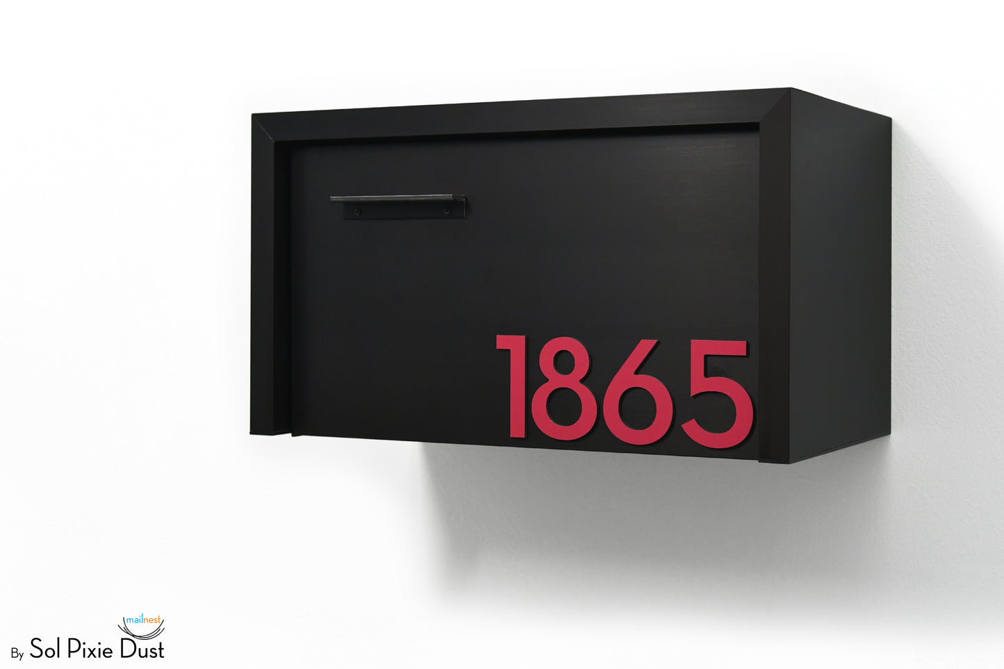 Modern Aluminum Wall Mounted Mailbox Type 3