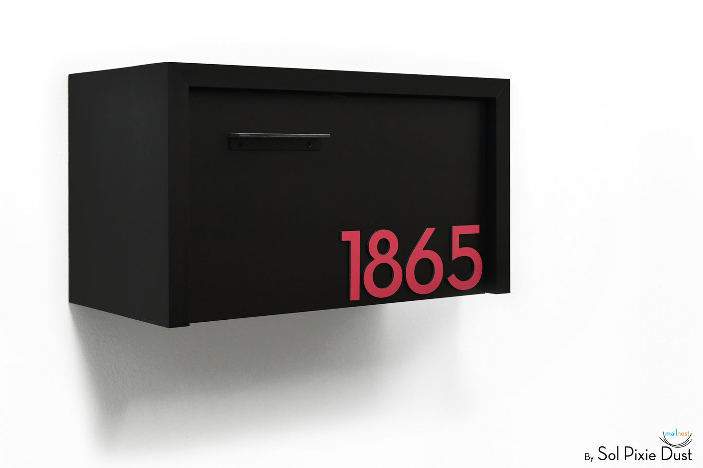 Modern Aluminum Wall Mounted Mailbox Type 3