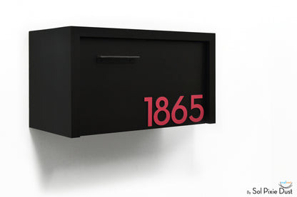 Modern Aluminum Wall Mounted Mailbox Type 3
