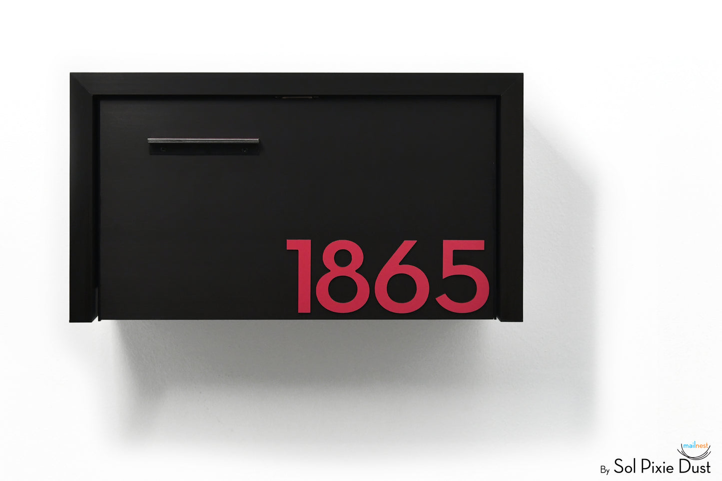Modern Aluminum Wall Mounted Mailbox Type 3