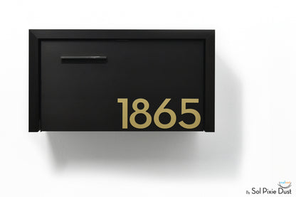 Modern Aluminum Wall Mounted Mailbox Type 3