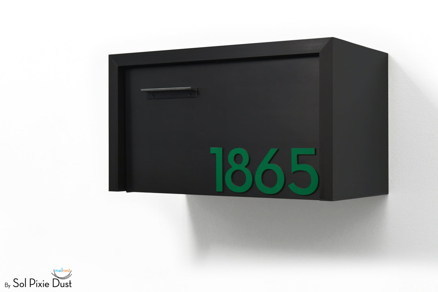 Modern Aluminum Wall Mounted Mailbox Type 3