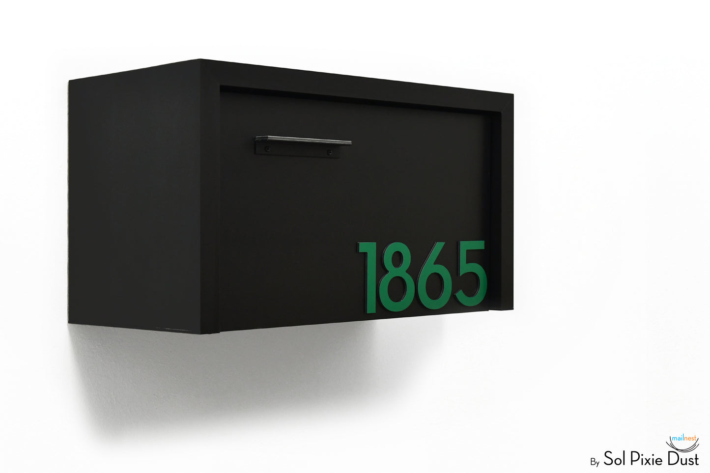 Modern Aluminum Wall Mounted Mailbox Type 3