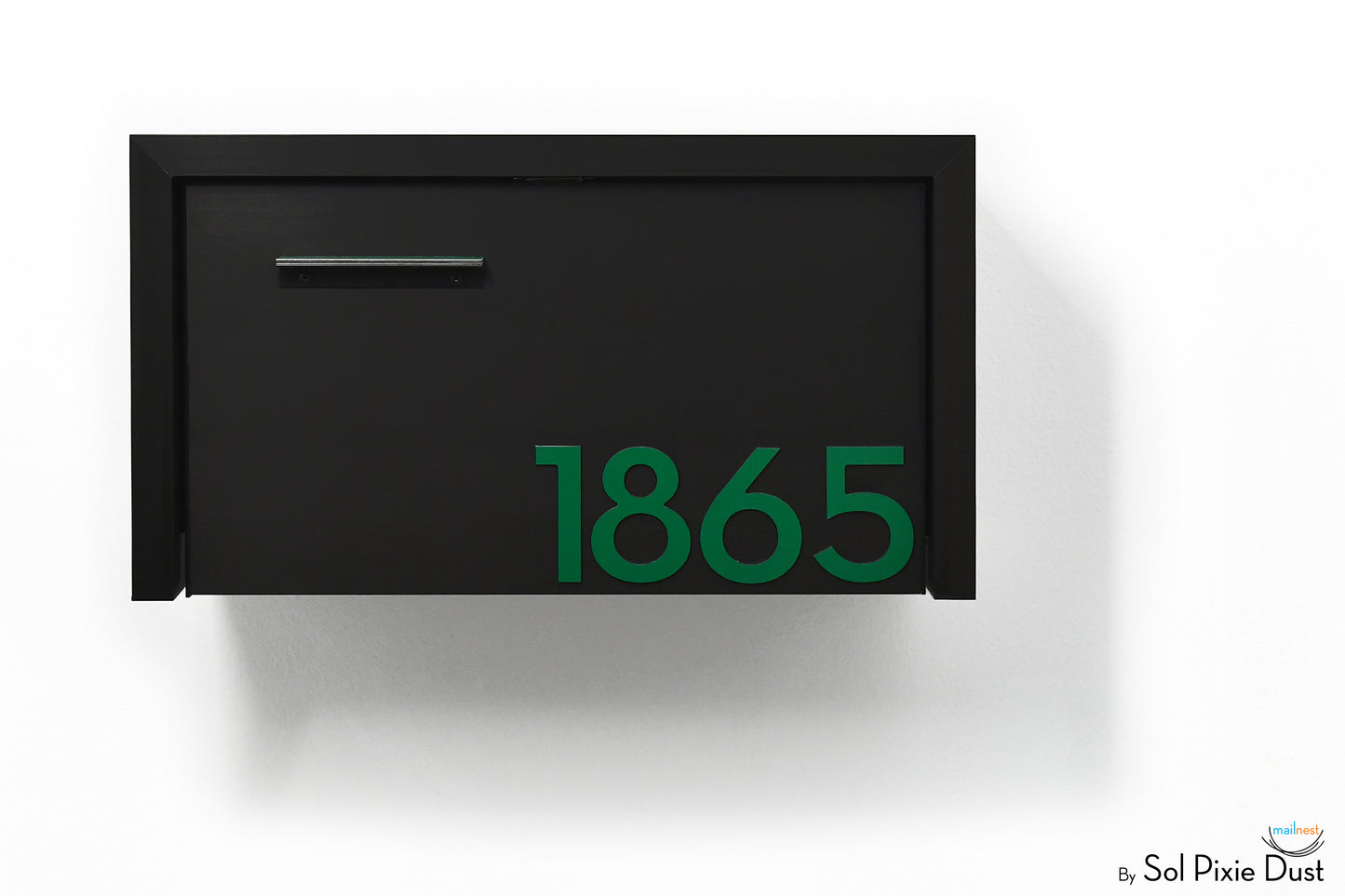 Modern Aluminum Wall Mounted Mailbox Type 3