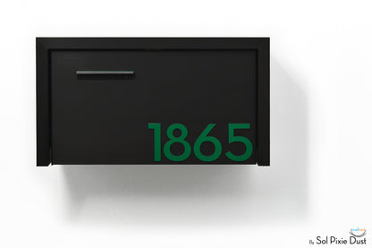Modern Aluminum Wall Mounted Mailbox Type 3