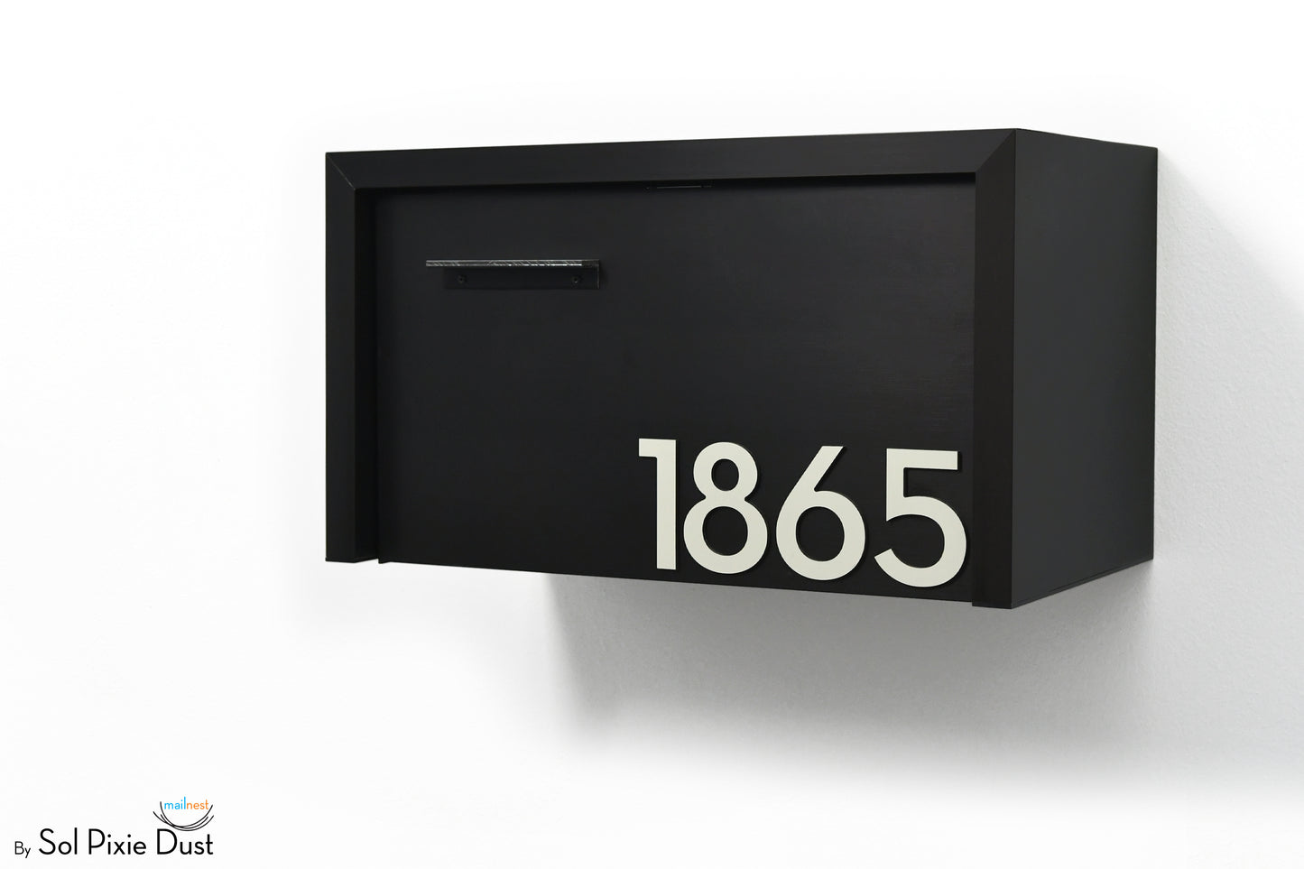 Modern Aluminum Wall Mounted Mailbox Type 3