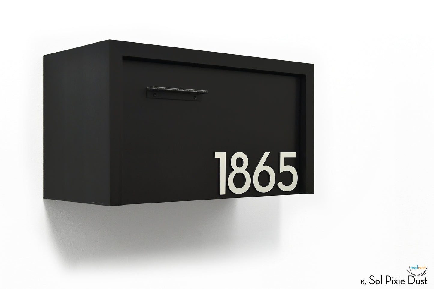 Modern Aluminum Wall Mounted Mailbox Type 3
